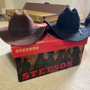 Stetson felt hats. Size 7 1/8. Good condition.